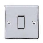 Eurolite Enhance Decorative 1 Gang Switch - Polished Chrome Eurolite Enhance Decorative 1 Gang Switch - Polished Chrome (EN1SWPCG)