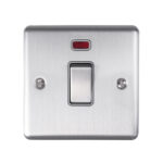 Eurolite Enhance Decorative 20Amp Switch With Neon Indicator - Satin Stainless Eurolite Enhance Decorative 20Amp Switch With Neon Indicator - Satin Stainless (EN20ASWNSSG)