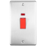 Eurolite Enhance Decorative 45Amp Switch With Neon Indicator - Satin Stainless Eurolite Enhance Decorative 45Amp Switch With Neon Indicator - Satin Stainless (EN45ASWNSSG)