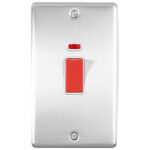 Eurolite Enhance Decorative 45Amp Switch With Neon Indicator - Satin Stainless Eurolite Enhance Decorative 45Amp Switch With Neon Indicator - Satin Stainless (EN45ASWNSSW)