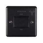 Eurolite Enhance Decorative Fan Switch - Matt Black Eurolite Enhance Decorative Fan Switch - Matt Black (ENFSWMBB)