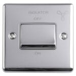 Eurolite Enhance Decorative Fan Switch - Polished Chrome Eurolite Enhance Decorative Fan Switch - Polished Chrome (ENFSWPCG)
