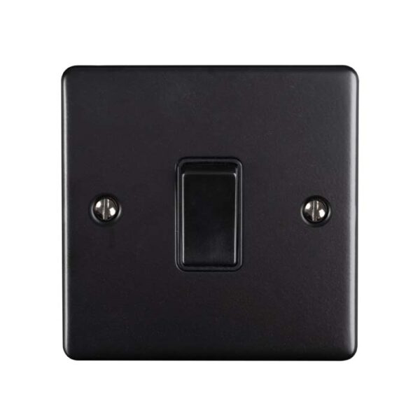 Eurolite Enhance Decorative Intermediate Switch - Matt Black Eurolite Enhance Decorative Intermediate Switch - Matt Black (ENINTMBB)