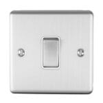 Eurolite Enhance Decorative Intermediate Switch - Satin Stainless Eurolite Enhance Decorative Intermediate Switch - Satin Stainless (ENINTSSW)
