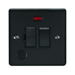Eurolite Enhance Decorative Switched Fuse Spur With Flex Outlet - Matt Black Eurolite Enhance Decorative Switched Fuse Spur With Flex Outlet - Matt Black (ENSWFFOMBB)
