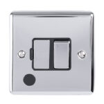 Eurolite Enhance Decorative Switched Fuse Spur With Flex Outlet - Polished Chrome Eurolite Enhance Decorative Switched Fuse Spur With Flex Outlet - Polished Chrome (ENSWFFOPCB)