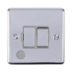 Eurolite Enhance Decorative Switched Fuse Spur With Flex Outlet - Polished Chrome Eurolite Enhance Decorative Switched Fuse Spur With Flex Outlet - Polished Chrome (ENSWFFOPCG)