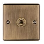 Eurolite Enhance Decorative 1 Gang Toggle Switch - Antique Eurolite Enhance Decorative 1 Gang Toggle Switch - Antique (ENT1SWABB)