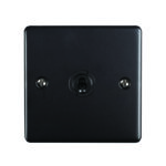 Eurolite Enhance Decorative 1 Gang Toggle Switch - Matt Black Eurolite Enhance Decorative 1 Gang Toggle Switch - Matt Black (ENT1SWMBB)