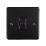 Eurolite Enhance Decorative Unswitched Fuse Spur - Matt Black Eurolite Enhance Decorative Unswitched Fuse Spur - Matt Black (ENUSWFMBB)