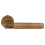 Masano Lever On Rose Antique Brass (EUL070AB)