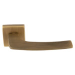 Katana Lever On Concealed Fix Push-On Square Rose (EUL120AB)