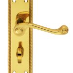Georgian Lever on Shaped WC Backplate (FG27WC)