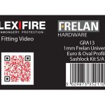 Intumescent Kits for Euro & Oval Profile Sashlocks & Deadlocks 1mm 30 & 60 Minute