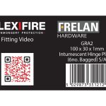 Intumescent Kits for 102mm Square Hinges Pack of Six 1mm 30 Minute