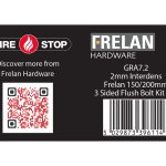 Kit for 150 & 200mm Flushbolts 2mm 60 Minute