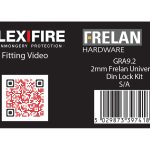 Intumescent Kits for Din Locks 2mm 60 Minute