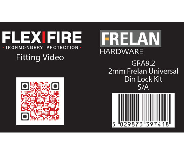Frelan Intumescent Kits for Din Locks 2mm 60 Minute