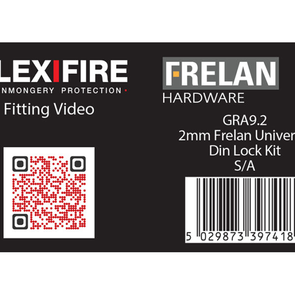 Intumescent Kits for Din Locks 2mm 60 Minute