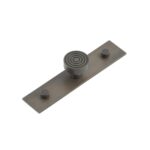 Frelan Murray Cupboard Knobs 30mm Plain Backplate Dark Bronze