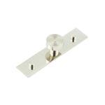 Frelan Murray Cupboard Knobs 30mm Plain Backplate Polished Nickel