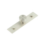Frelan Murray Cupboard Knobs 30mm Stepped Backplate Satin Nickel