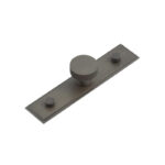 Frelan Wenlock Cupboard Knobs 30mm Stepped Backplate Dark Bronze