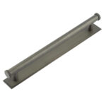 Frelan Hoxton Wenlock Cabinet Handles 224mm Ctrs Stepped Backplate Dark Bronze