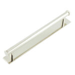 Frelan Hoxton Wenlock Cabinet Handles 224mm Ctrs Plain Backplate Polished Nickel