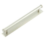Frelan Hoxton Wenlock Cabinet Handles Stepped Backplate Satin Nickel - 224mm Ctrs
