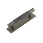 Frelan Hoxton Taplow Cabinet Handles 96mm Ctrs Plain Backplate Dark Bronze