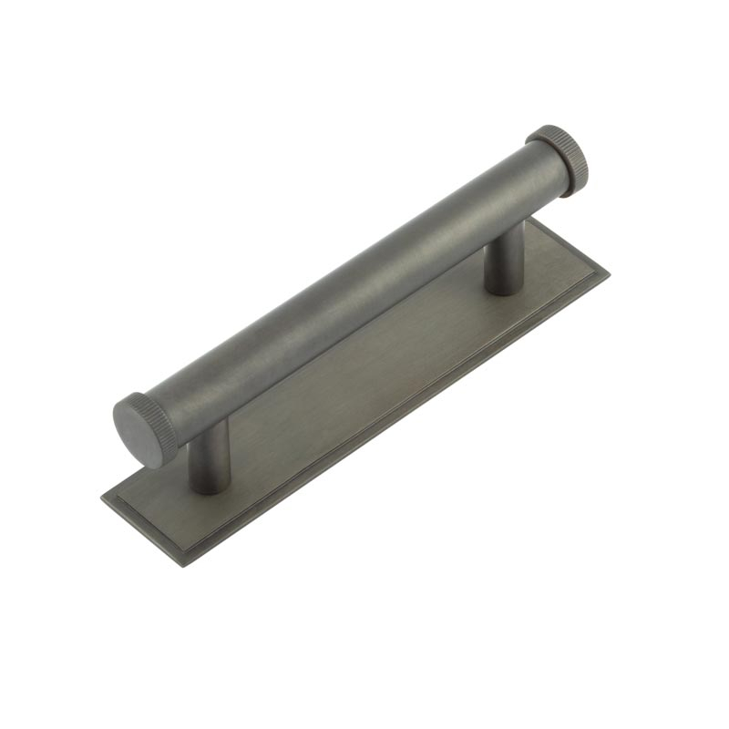 hox-250db-6050db.jpg Frelan Hoxton Thaxted Cabinet Handles 96mm Ctrs Stepped Backplate Dark Bronze - Image 1