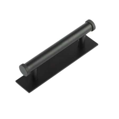 Frelan Hoxton Thaxted Cabinet Handles 96mm Ctrs Plain Backplate Matt Black