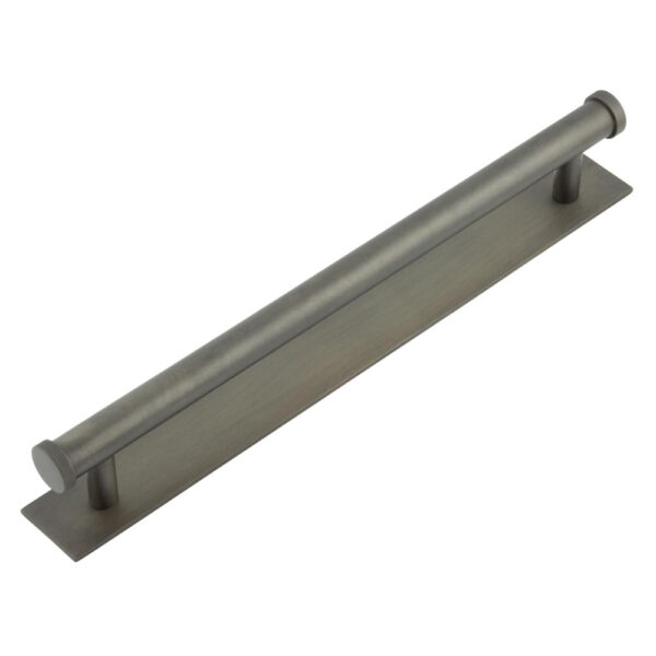 Frelan Hoxton Thaxted Cabinet Handles 224mm Ctrs Plain Backplate Dark Bronze