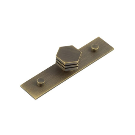 Frelan Nile Cupboard Knobs 30mm Plain Antique Brass