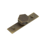 Frelan Nile Cupboard Knobs 40mm Plain Antique Brass