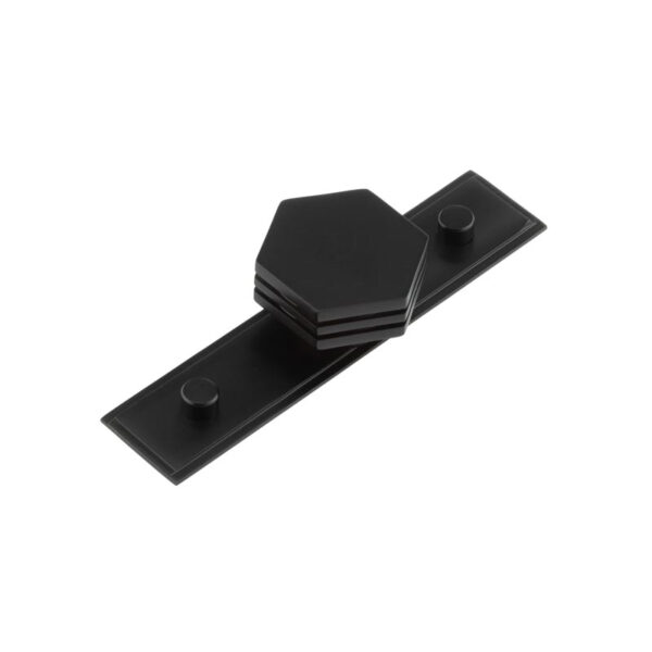 Frelan Nile Cupboard Knobs 40mm Stepped Matt Black