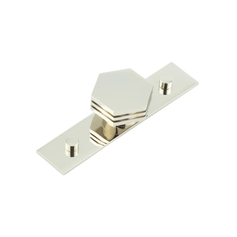 hox-340pn-5090pn.jpg Frelan Nile Cupboard Knobs 40mm Plain Polished Nickel - Image 1