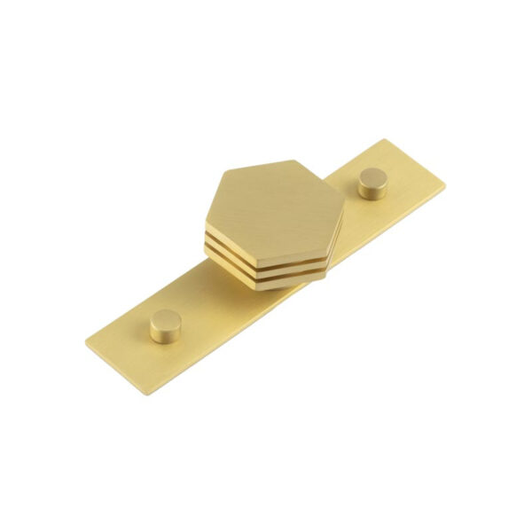 Frelan Nile Cupboard Knobs 40mm Plain Satin Brass
