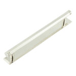 Frelan Hoxton Nile Cabinet Handles 224mm Ctrs Stepped Backplate Polished Nickel