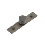 Frelan Sturt Cupboard Knobs 30mm Plain Dark Bronze
