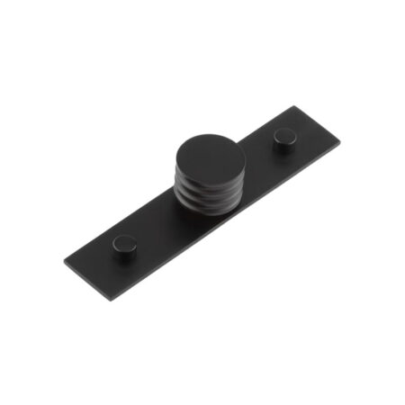 Frelan Sturt Cupboard Knobs 30mm Plain Matt Black