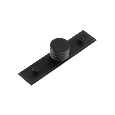 Frelan Sturt Cupboard Knobs 30mm Stepped Matt Black