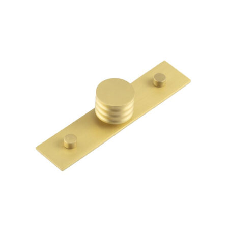 Frelan Sturt Cupboard Knobs 30mm Plain Satin Brass