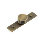 Frelan Sturt Cupboard Knobs 40mm Plain Antique Brass