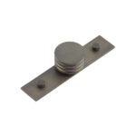 Frelan Sturt Cupboard Knobs 40mm Plain Dark Bronze