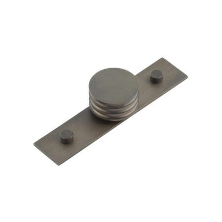 Frelan Sturt Cupboard Knobs 40mm Plain Dark Bronze