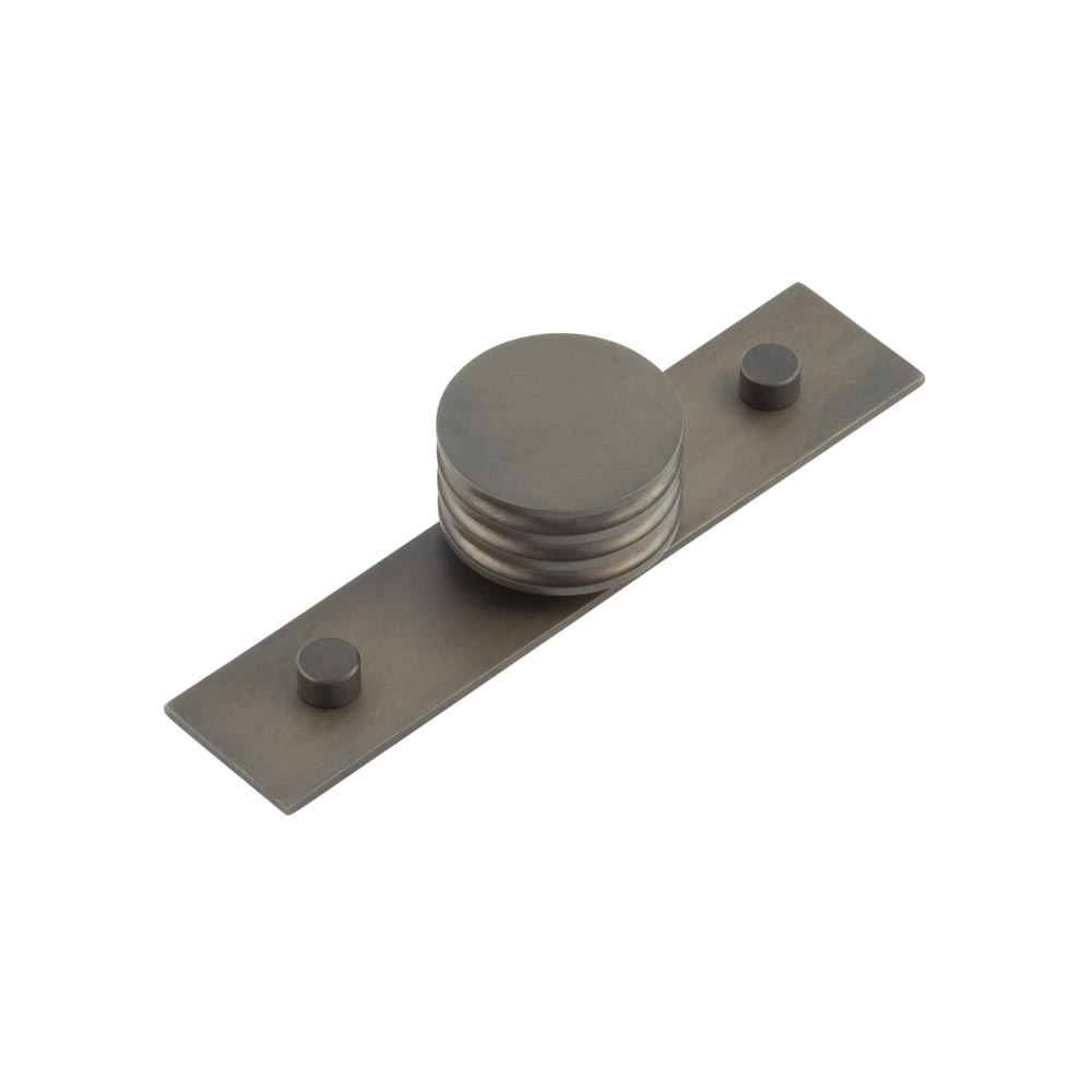 hox-440db-5090db.jpg Frelan Sturt Cupboard Knobs 40mm Plain Dark Bronze - Image 1