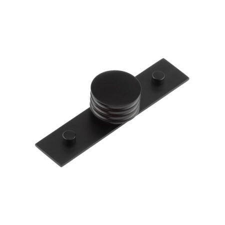 Frelan Sturt Cupboard Knobs 40mm Plain Matt Black