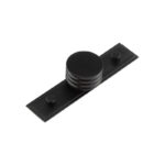 Frelan Sturt Cupboard Knobs 40mm Stepped Matt Black